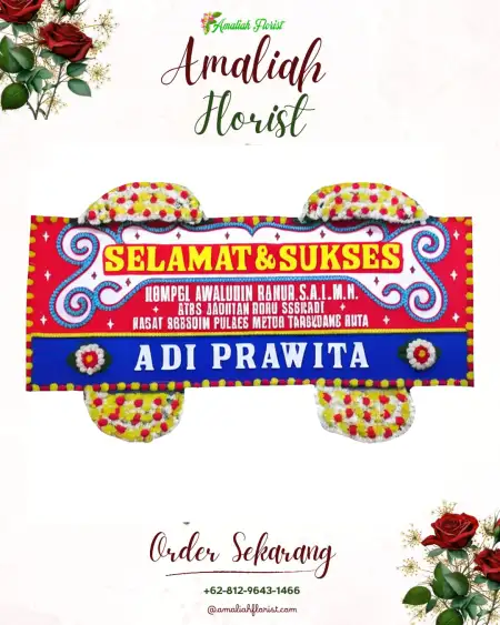 Papan Bunga Ucapan Selamat Sungai Menang